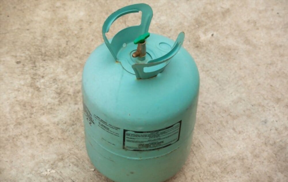 R600A Gas Natural Refrigerants Isobutene For Household