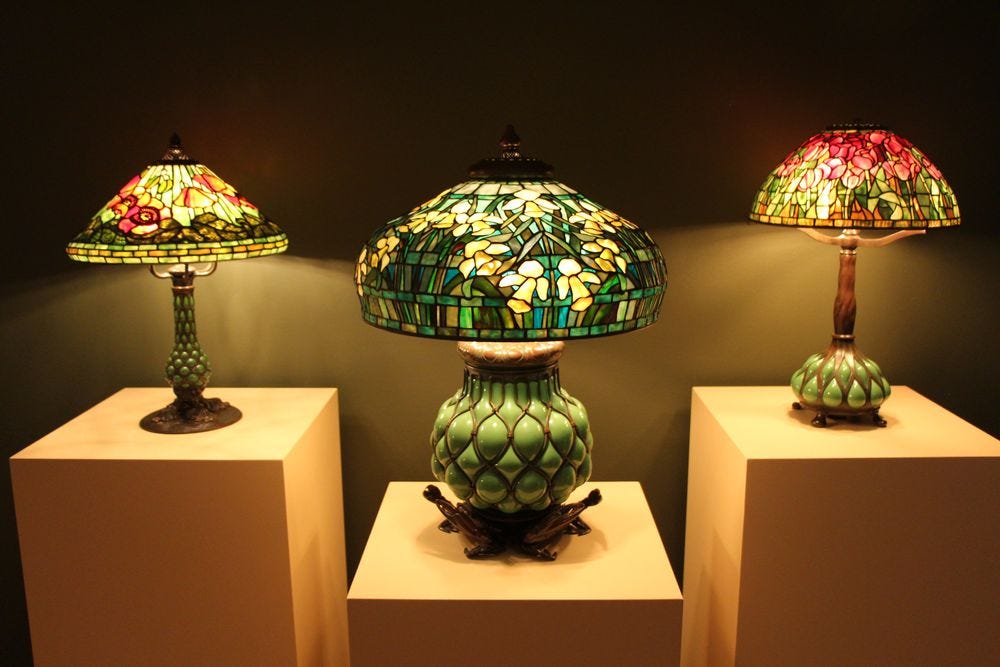 In a New Light: Exploring the Design of Louis Comfort Tiffany's Stained  Glass Lamps, by Cleveland Museum of Art, CMA Thinker