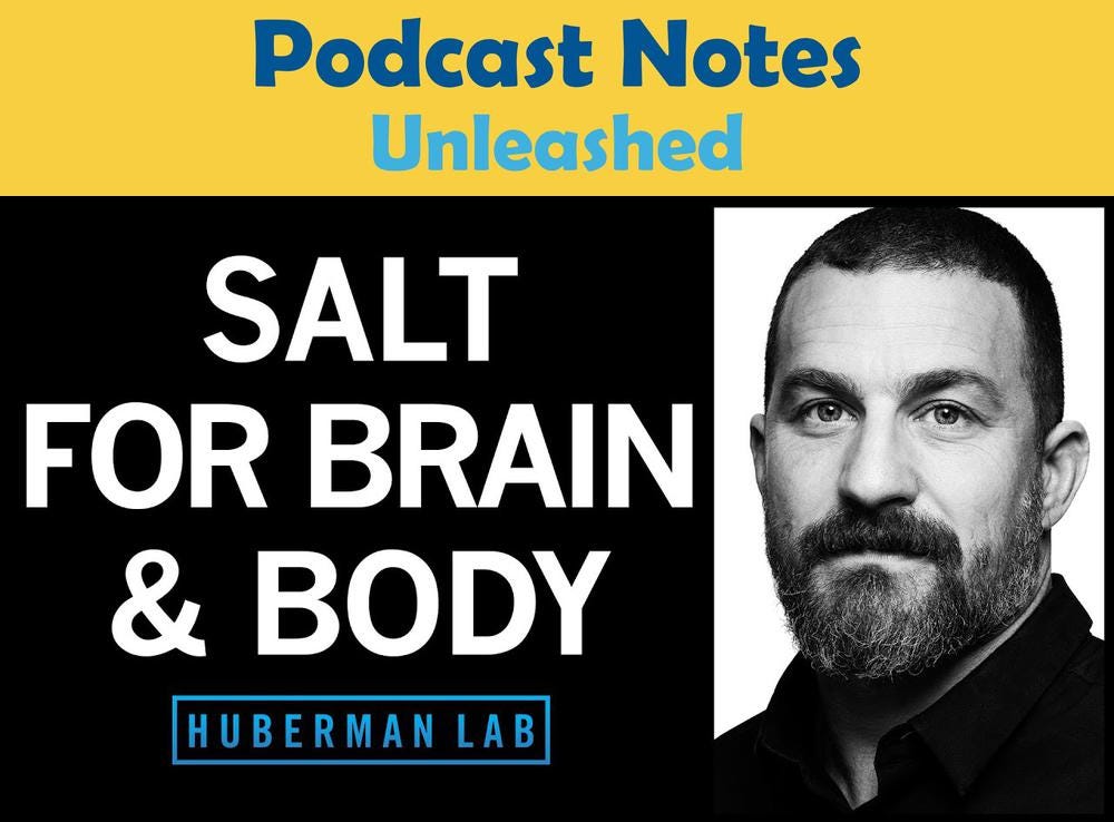 Using salt to optimize mental and physical performance Huberman Lab