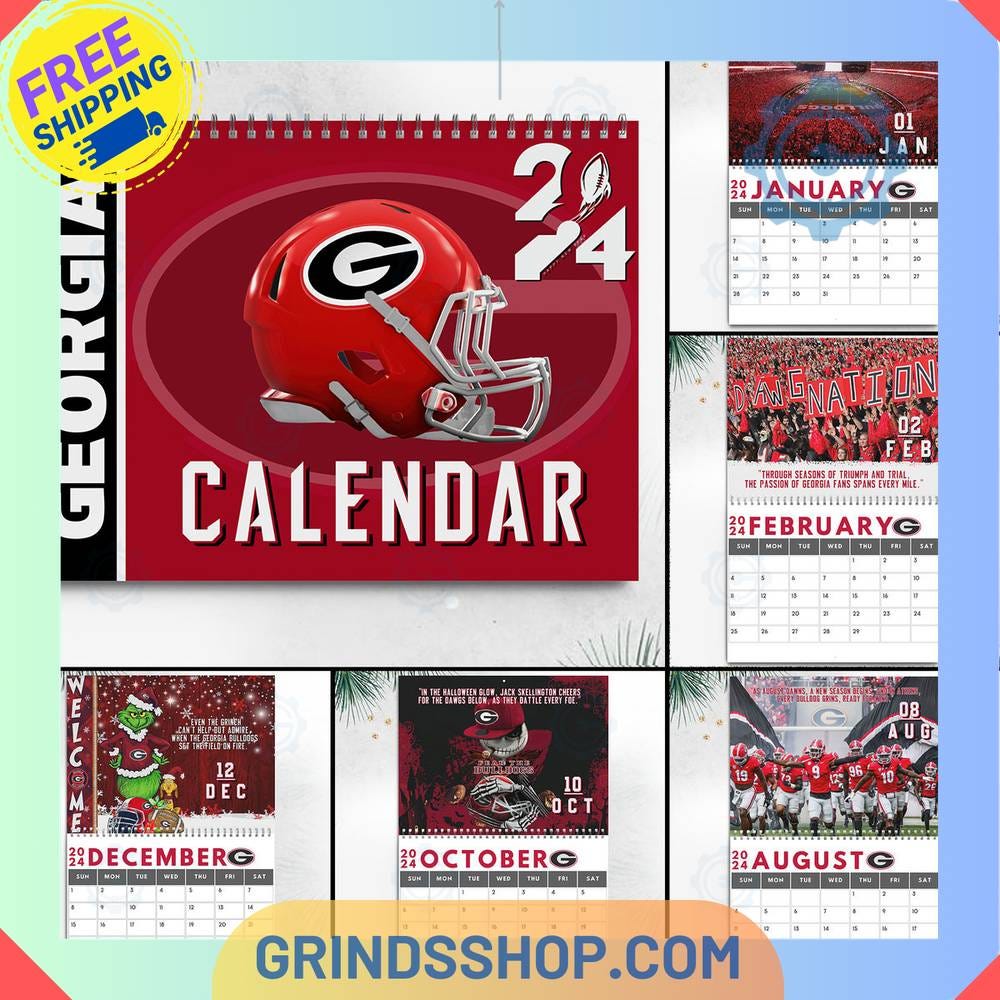 BULLDOGS 2024 WALL HANGING CALENDAR by Dholekisrav Jan