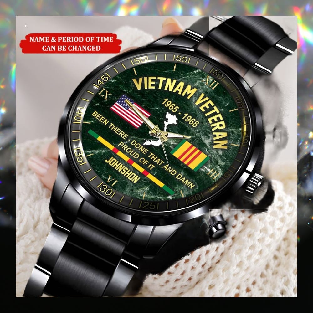 Personalized Vietnam Veteran Tribute Watch – All Gave Some Edition