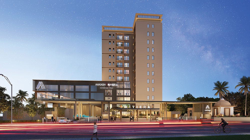 Aakash Riviera Residential Apartments in Dobo For Luxurious Living in