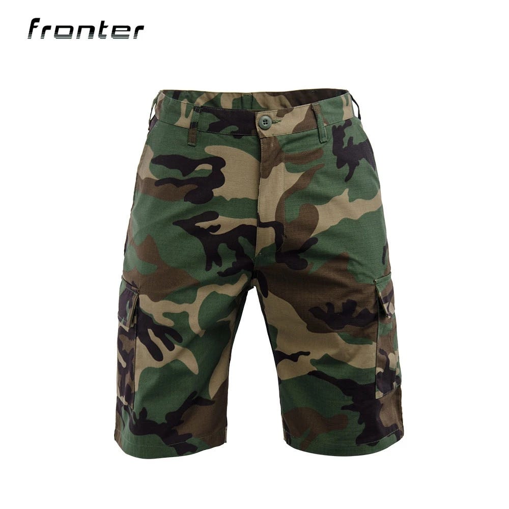 Army Camouflage Tactical Shor Pants Military Summer Tranning Trousers ...