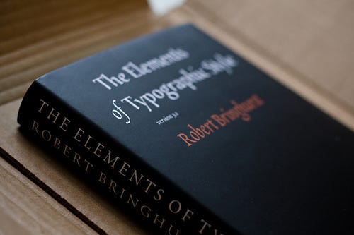 The Elements Of Typographic Style Hardcover