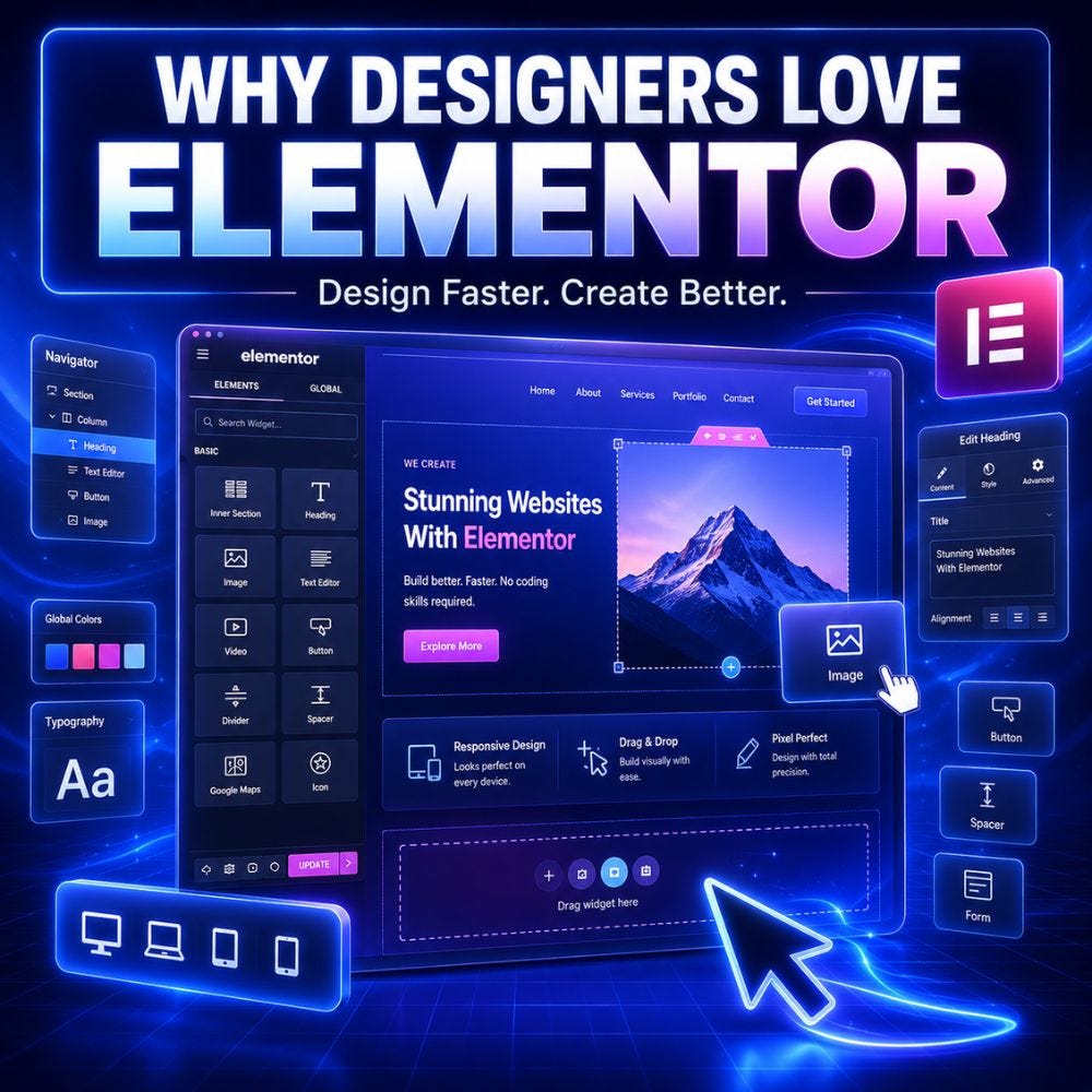 Why So Many Designers Love Elementor — Top Benefits of Elementor for WordPress