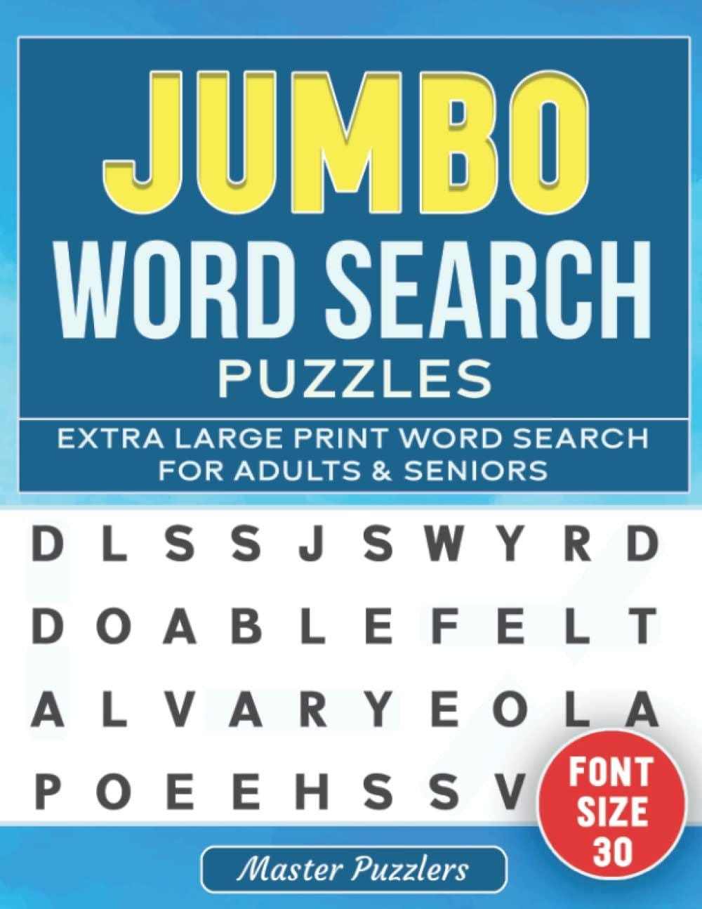 [PDF]️DOWNLOAD Jumbo Word Search Puzzles: Extra Large Print Word Search ...