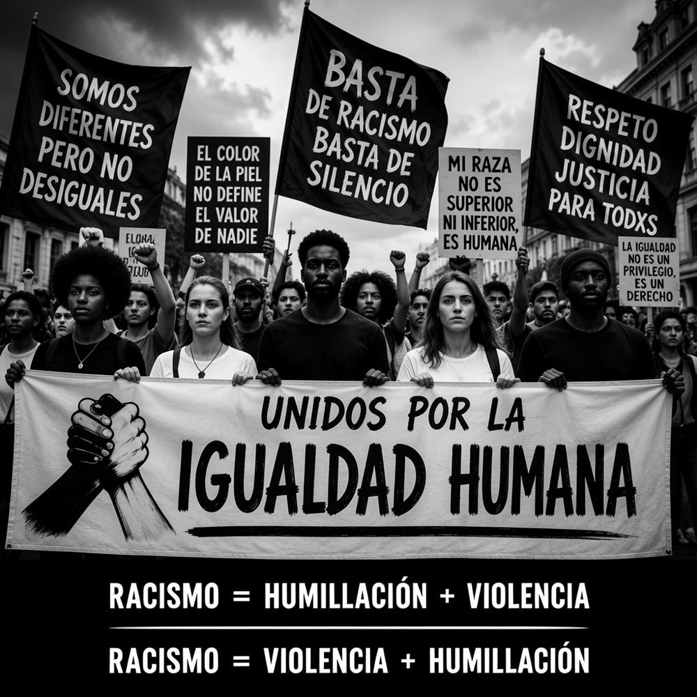 EL ASQUEROSO RACISMO ES UNA REFLEXIÓN PROFUNDA