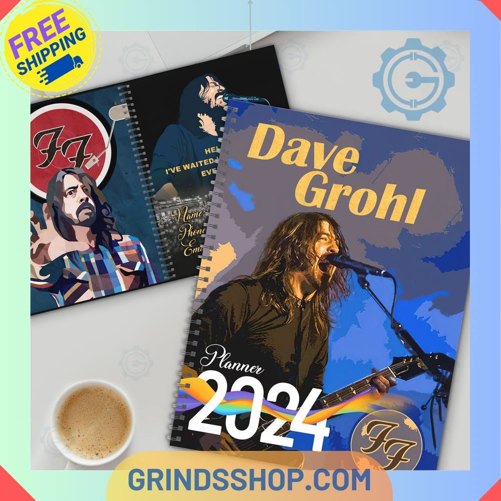 DAVE GROHL 2024 DAY PLANNER. Buy this product here… by Isorabuntakj