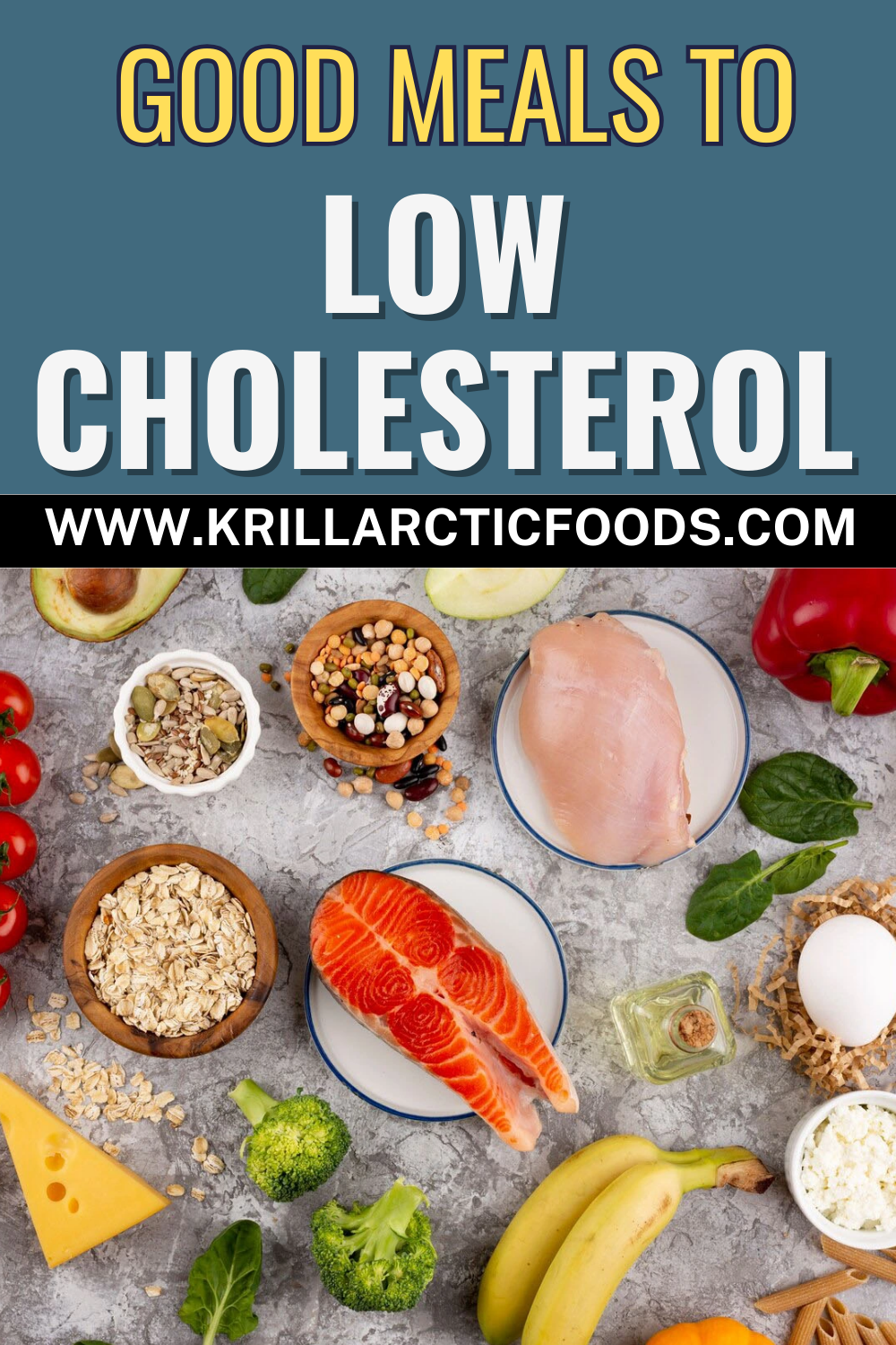 What are some good meals to lower cholesterol? Krill Arctic Foods