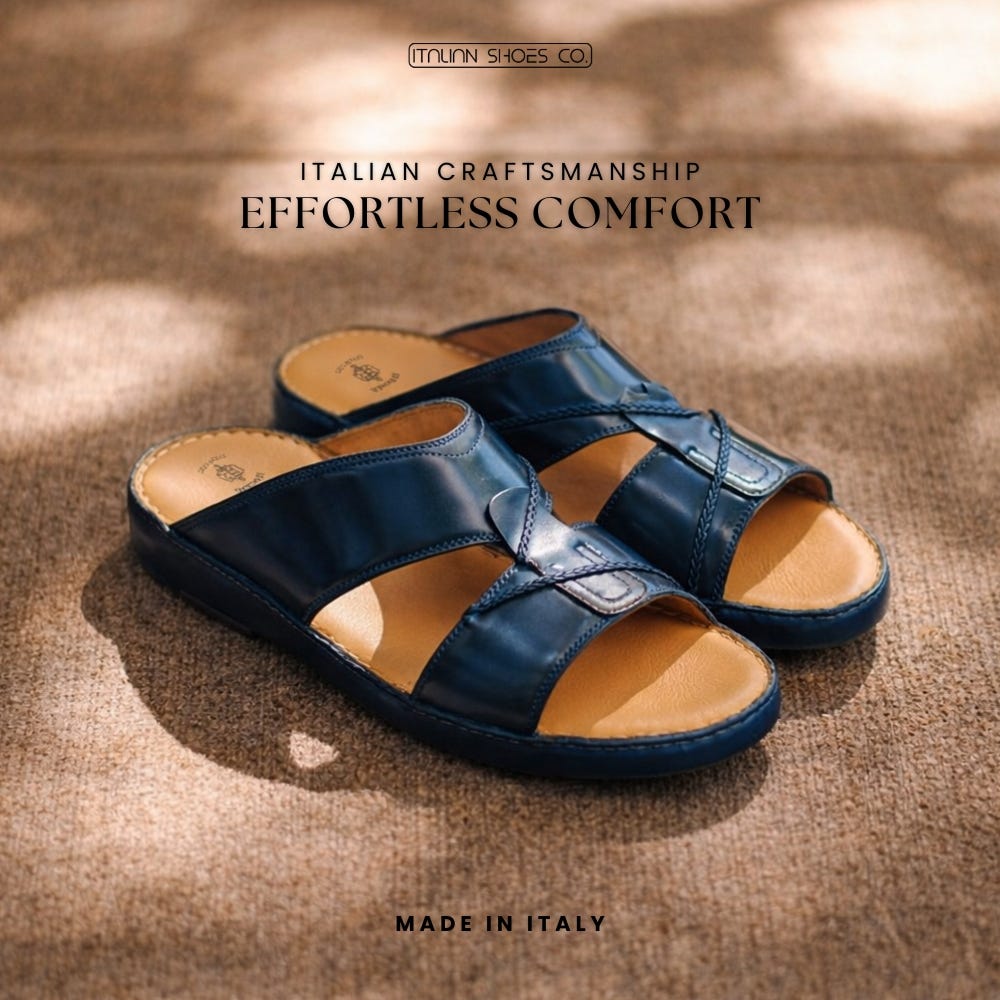Buy Premium Leather Slippers for Men Online | Italian Shoes Company