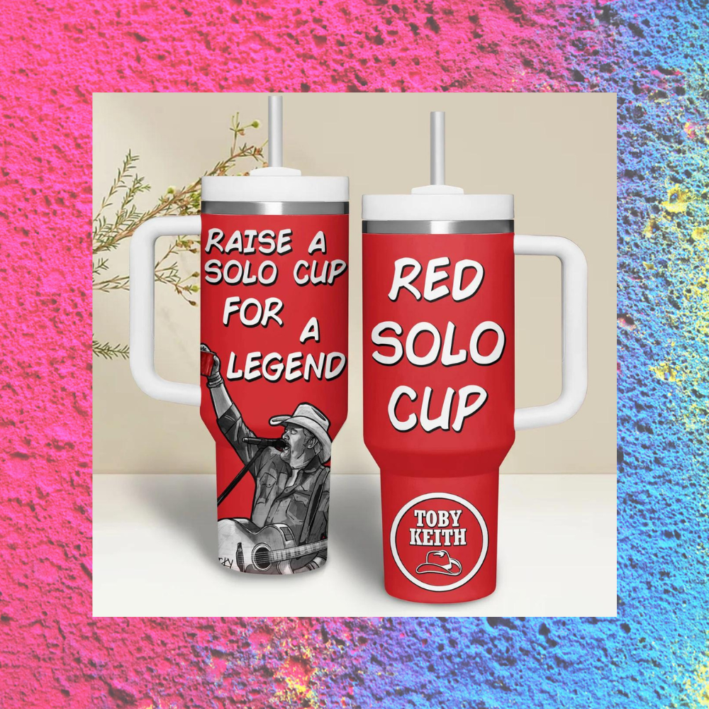 Raise A Solo Cup For A Legend Red Solo Cup Toby Keith Tumbler By