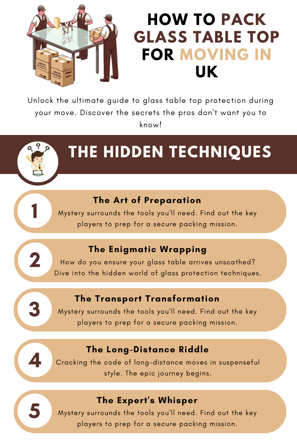 How to Pack Glass Table Top for Moving The Untold Guide Sal Removals