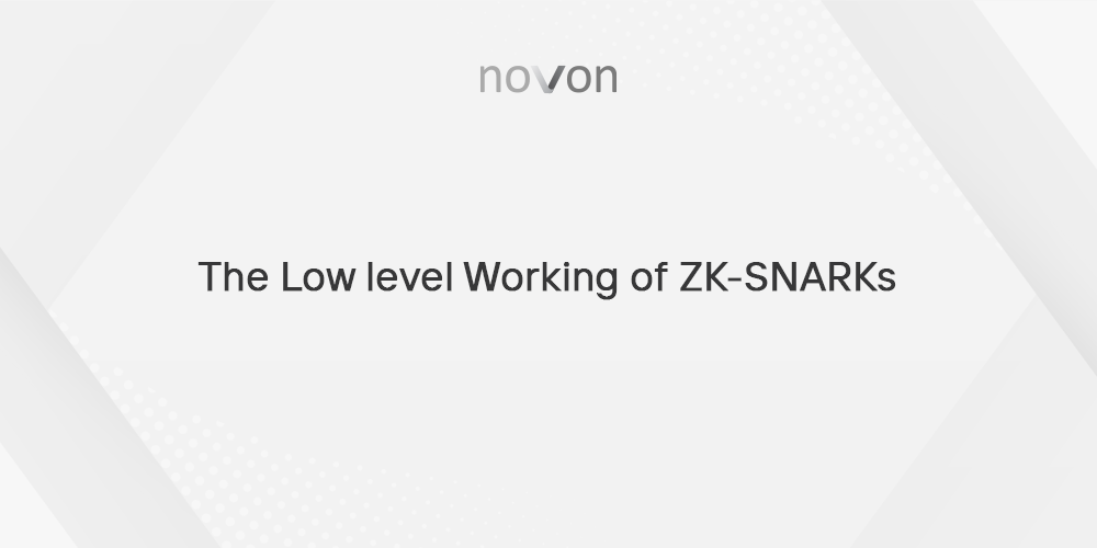 ZK-SNARKs: The Low Level Working