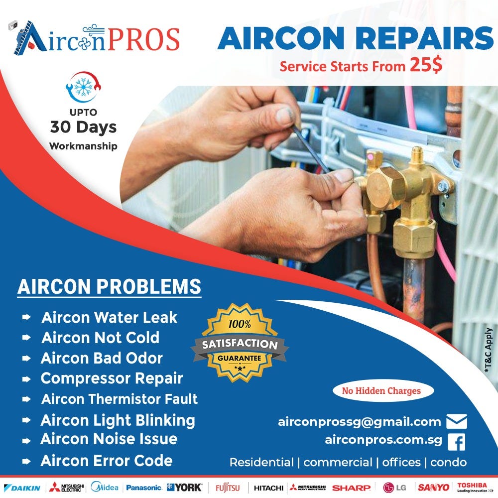 Aircon repair airconpros singapore Medium