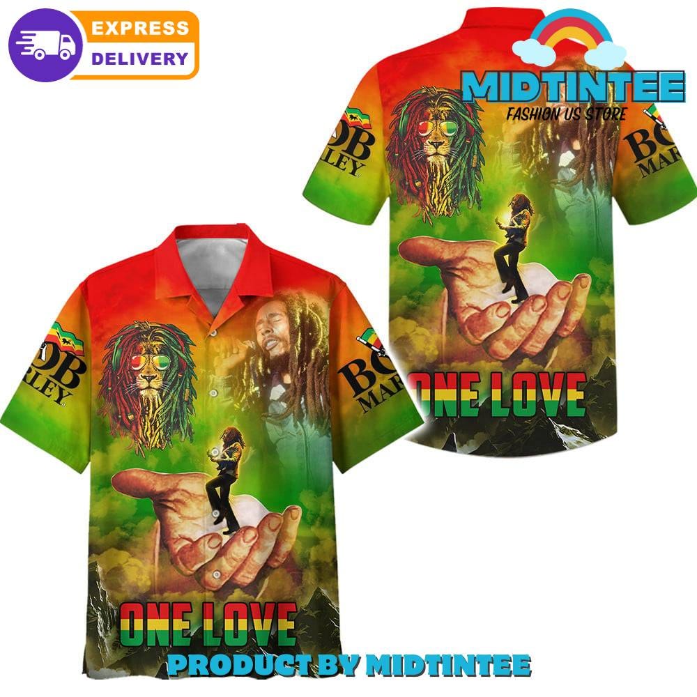 Bob Marley One Love Hawaiian Shirt | by Midtintee Store | Feb, 2024 ...