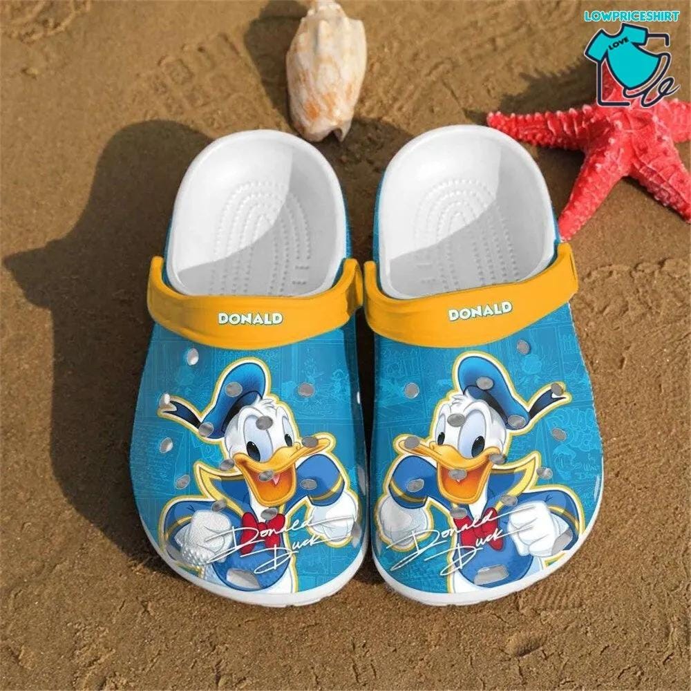 Donald 2024 duck crocs