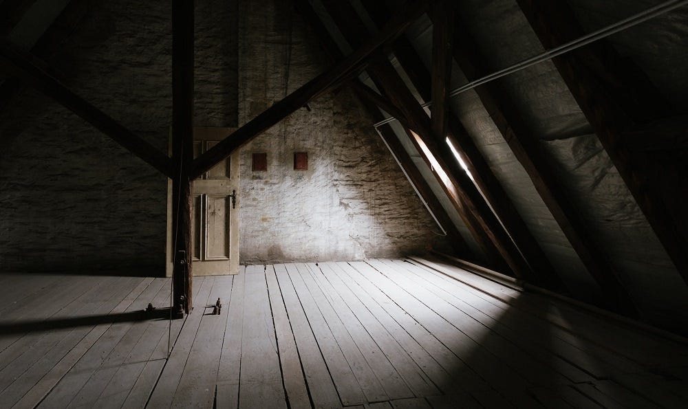“The Woman in the Attic”. There is a woman in my attic. She has… by