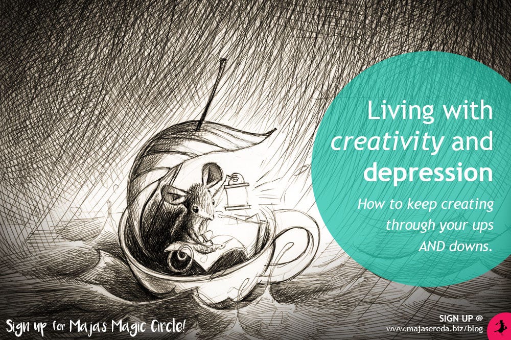 LIVING WITH CREATIVITY AND DEPRESSION by Maja Sereda Medium