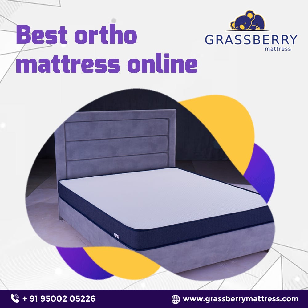 Ortho Mattress Everything You Need to Know Before Buying Online by