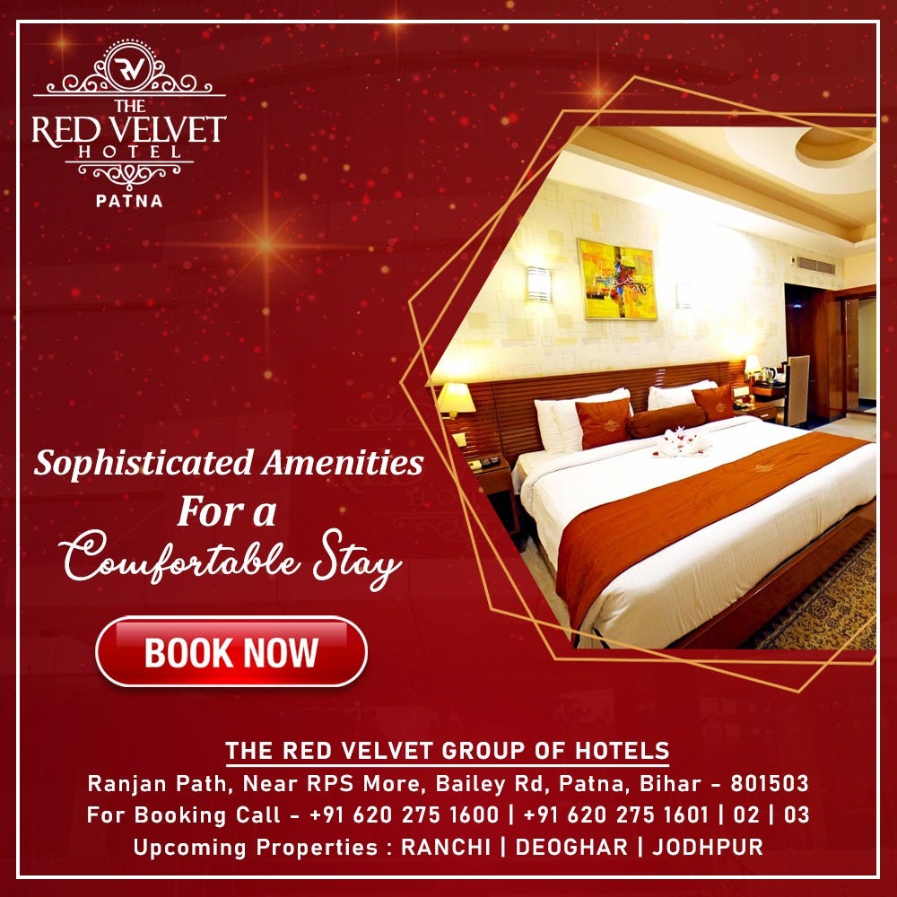 4Star Hotel In Patna The Red Velvet Hotel by Redvelvethotel May