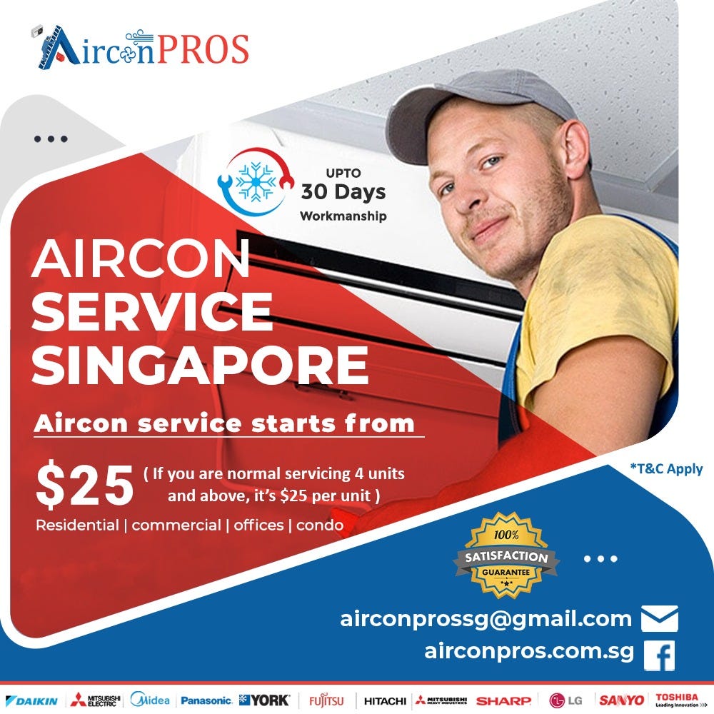 Best aircon service in Singapore airconpros singapore Medium