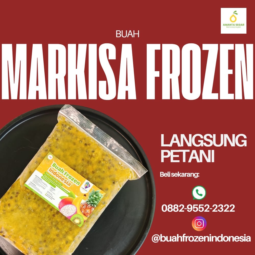 Markisa Frozen dengan Biji — Asam Segar Siap Olah!