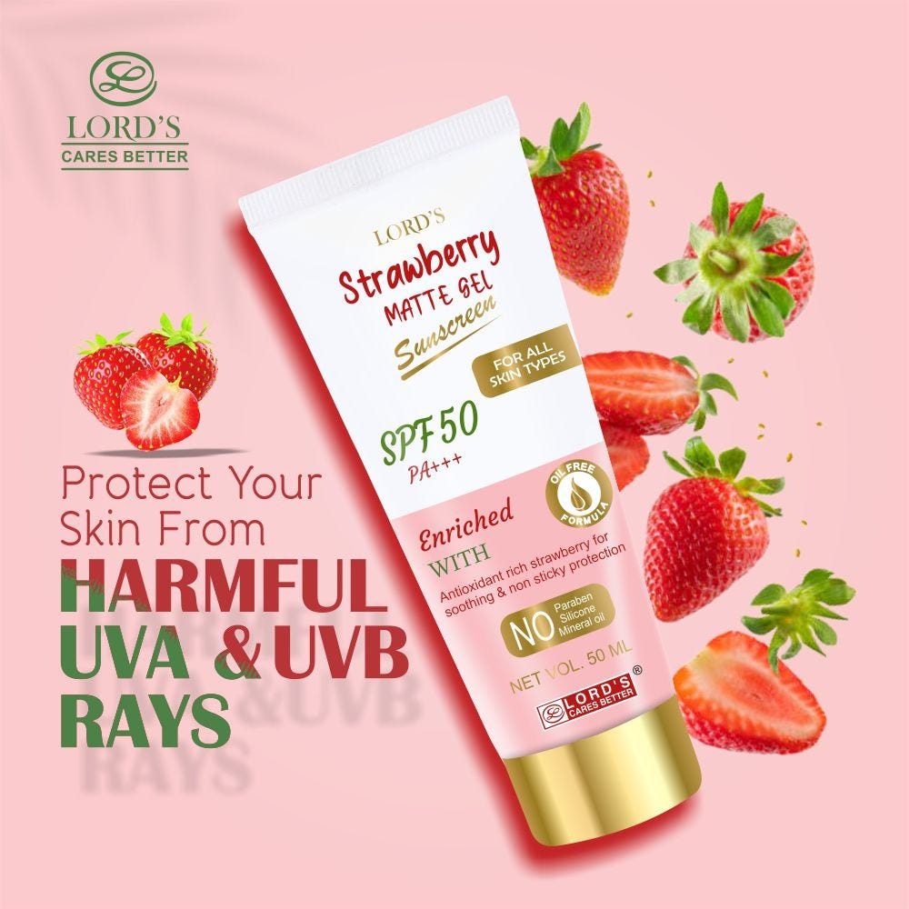Unveiling the Magic of Strawberry SPF 50 Matte Gel Sunscreen Your