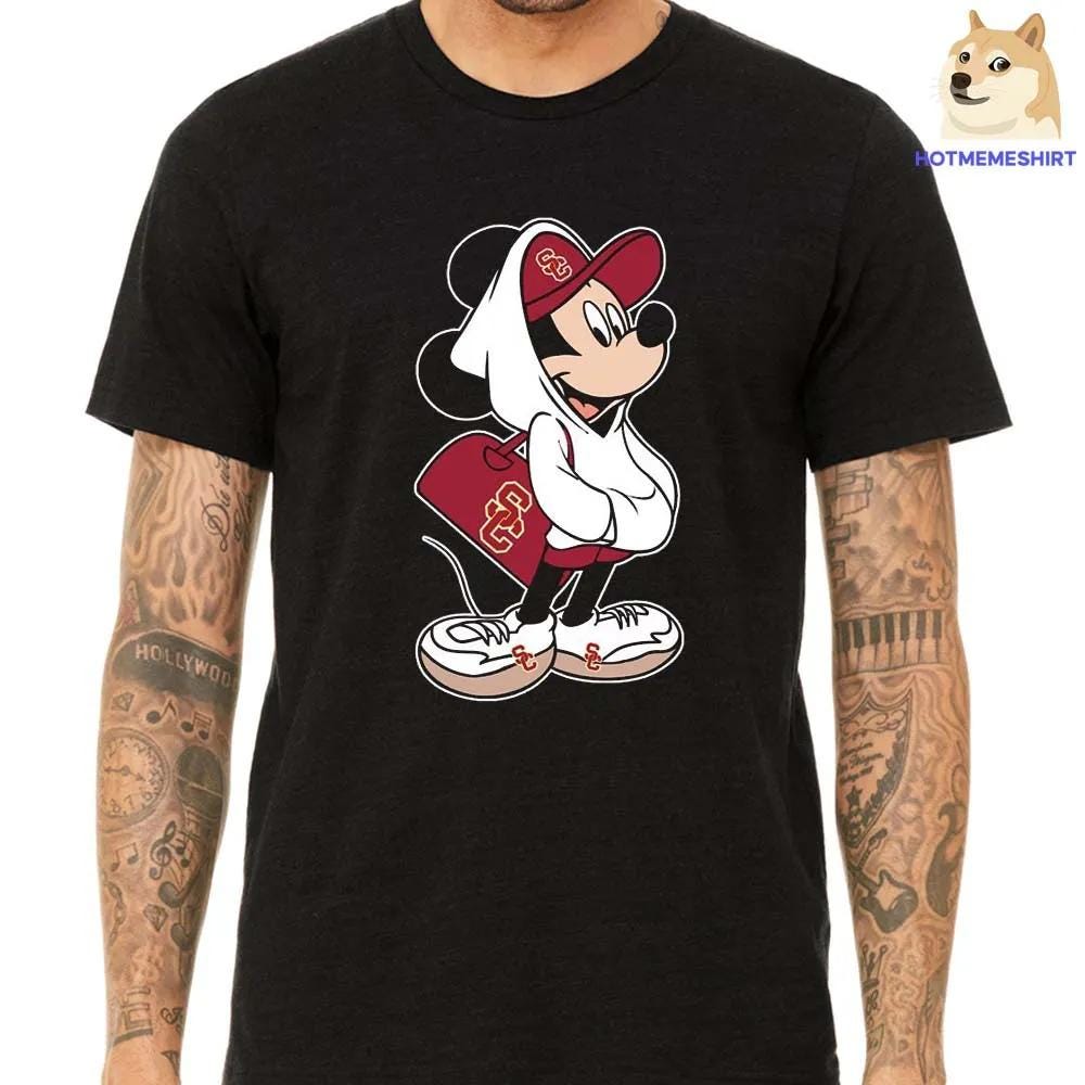 NCAA Usc Trojans X Disney Mickey Mouse T-Shirt | by Holly Colangelo ...