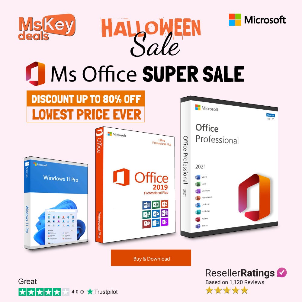 Cheapest Microsoft Office Pro Plus 2021 - 1 user PC