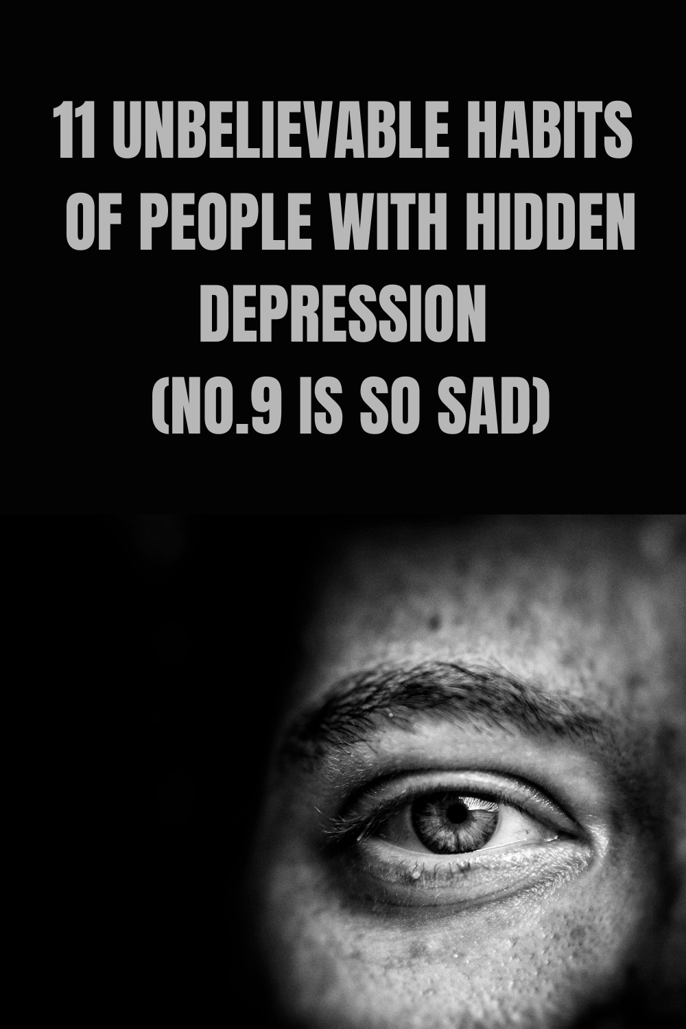 11 Unbelievable Habits of People with Hidden Depression (№9 Is so Sad ...