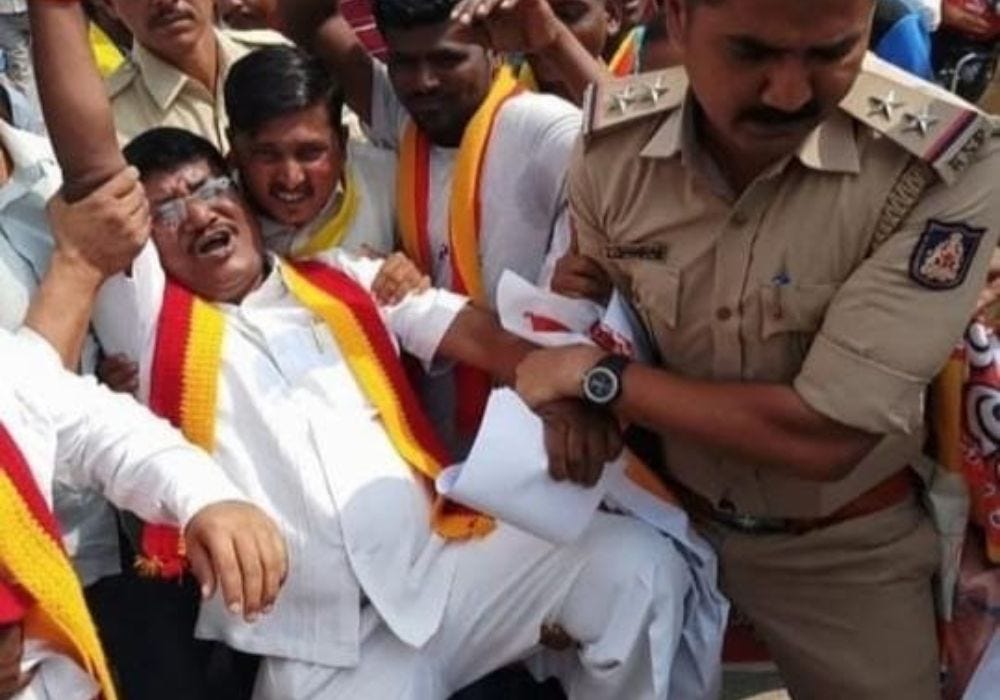 Chaluvali and Protest: The Voice of Karnataka Rakshana Vedike for Kannada Pride