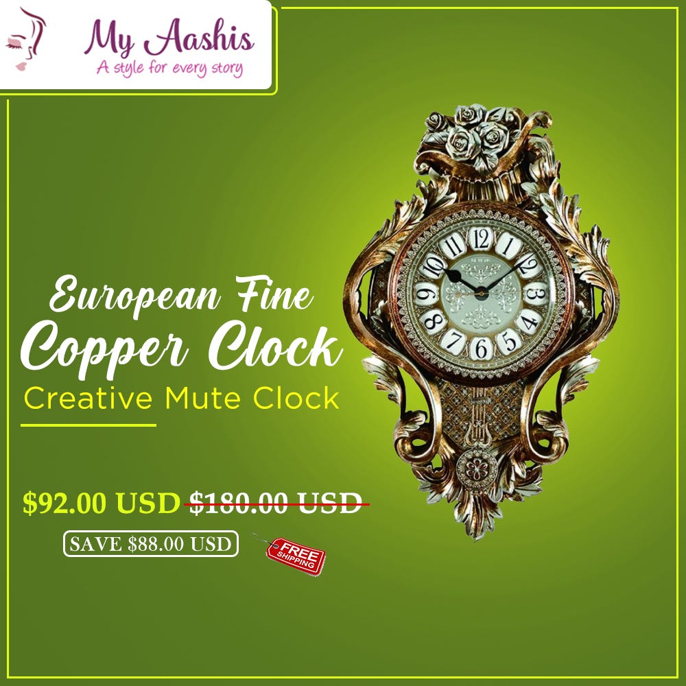 Tips to Buy Modern Wall Clocks Online by My Aashis Medium