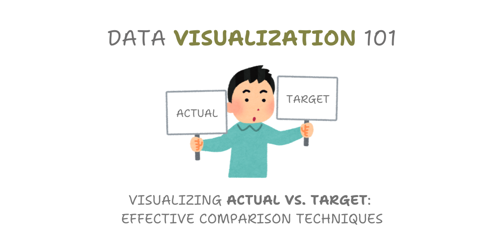 Visualizing Actual vs. Target: Effective Comparison Techniques