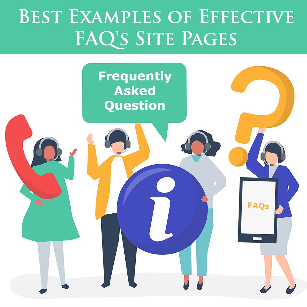 5 Best Examples of Effective FAQ's Site Pages, by Webby Giants, Webby  Giants