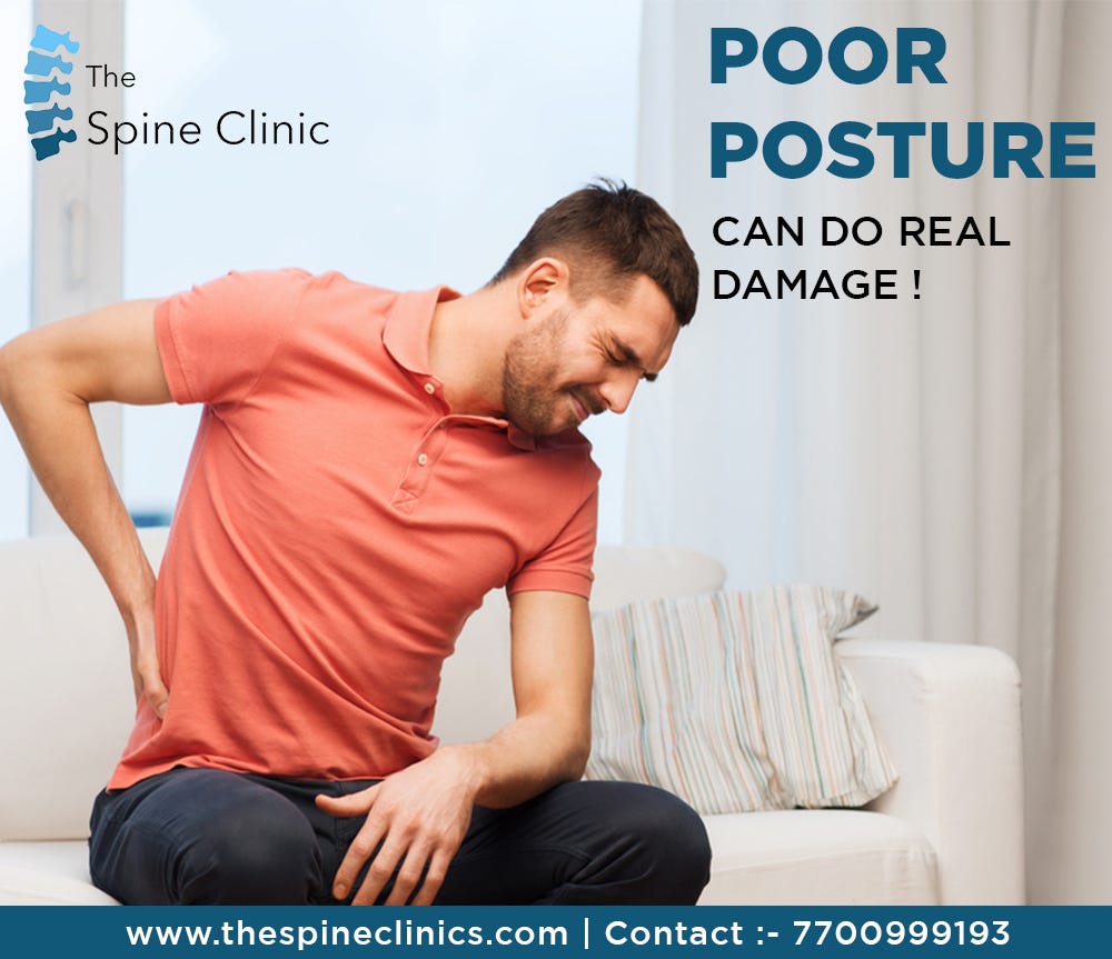 POOR POSTURE CAN DO REAL DAMAGE. Poor Posture causes Neck and Back pain