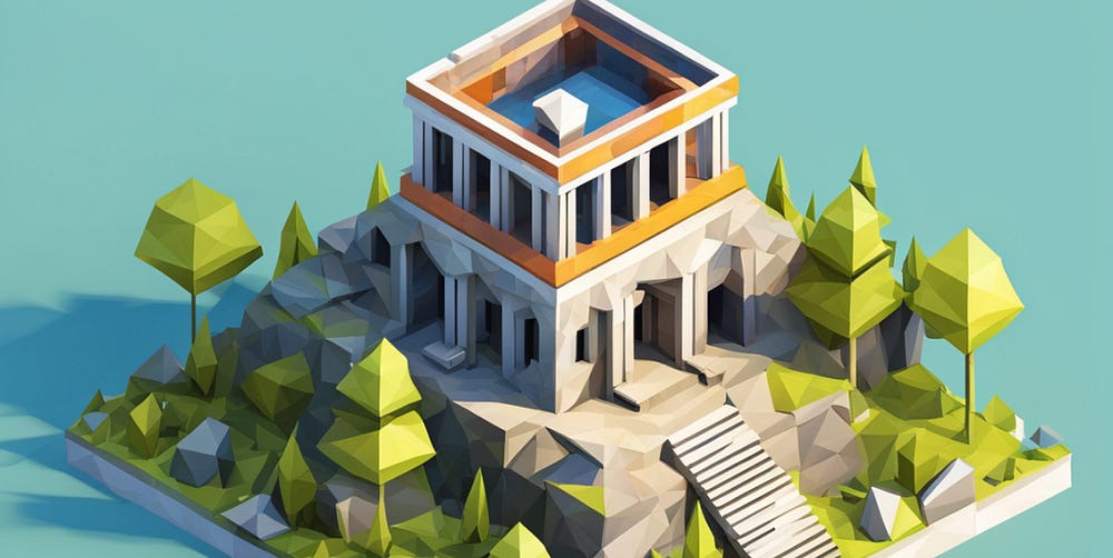 Build castles over ancient ruins