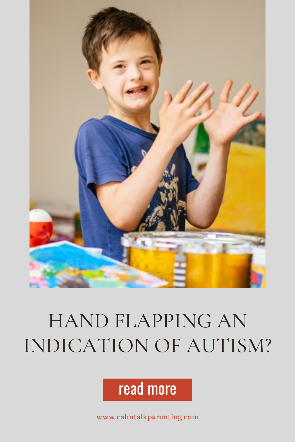 Hand flapping, a behavior often observed in children, raises profound