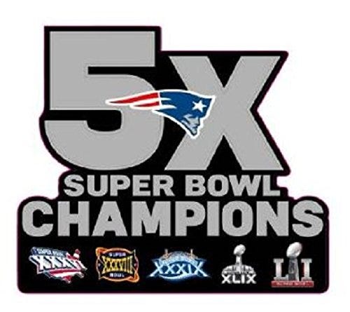 New England Patriots 6-Time Super Bowl Champions Pin - Limited 1,000