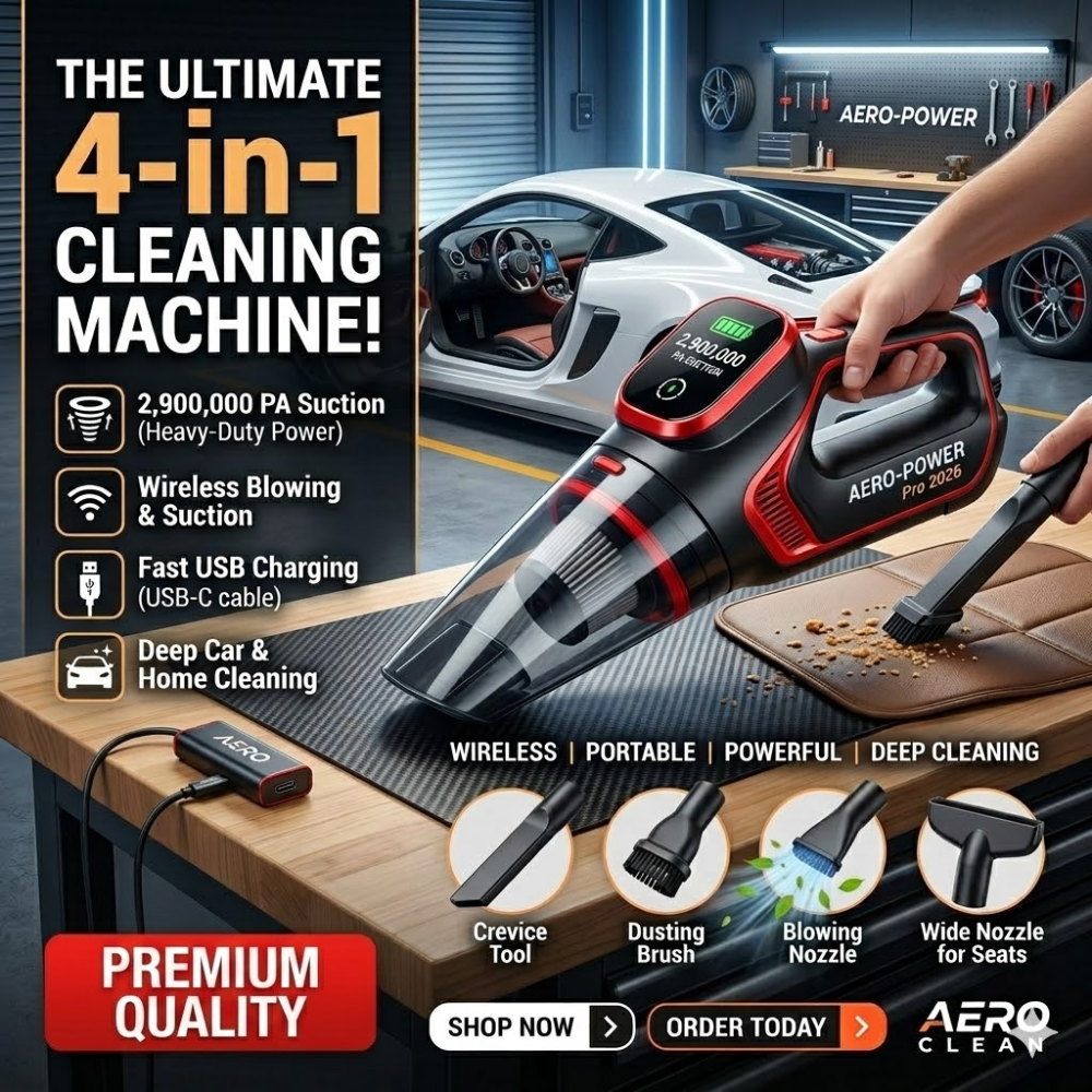USB Charging Portable Vacuum For Deep Cleaning.