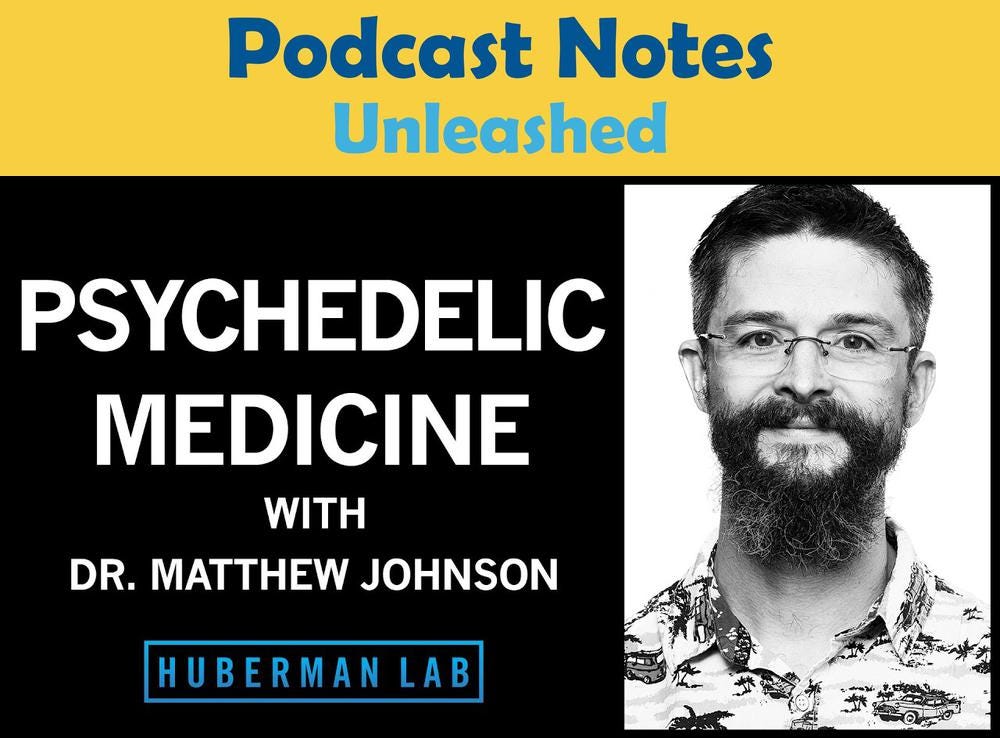 Psychedelics for treating mental disorders with Dr. Matthew Johnson