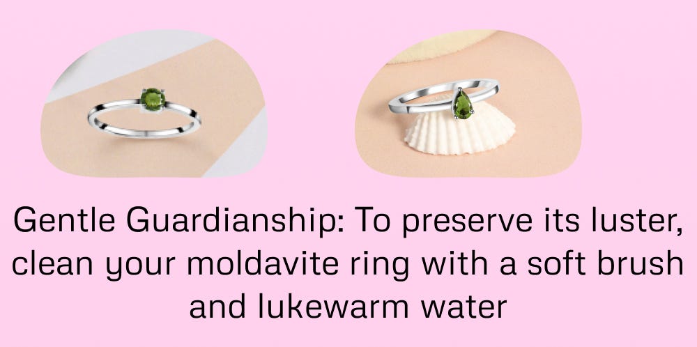 Crafting and Caring for Your Moldavite Ring Gentle Guardianship: To 