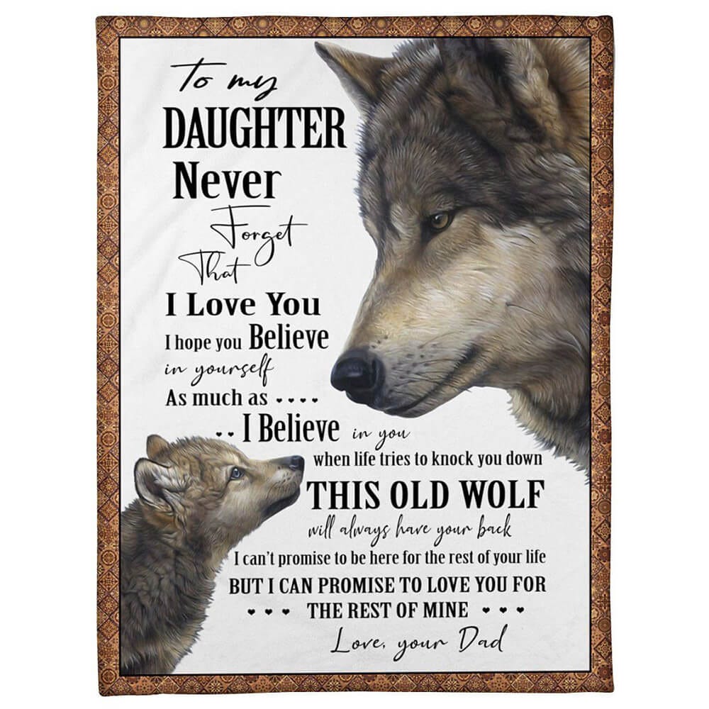 I Promise To Love You For The Rest Of My Life - Dad To Daughter, Blanket