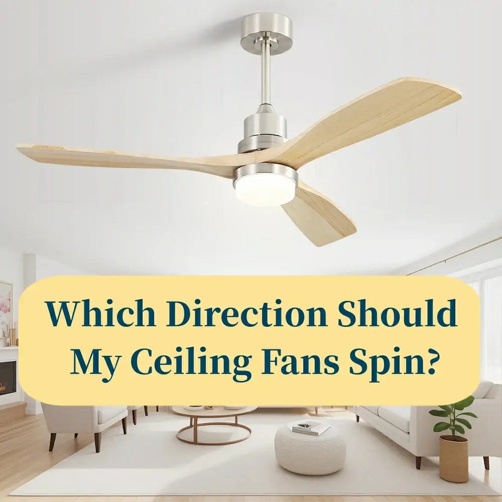 Summer winter ceiling fans adjust ceiling fan rotation direction