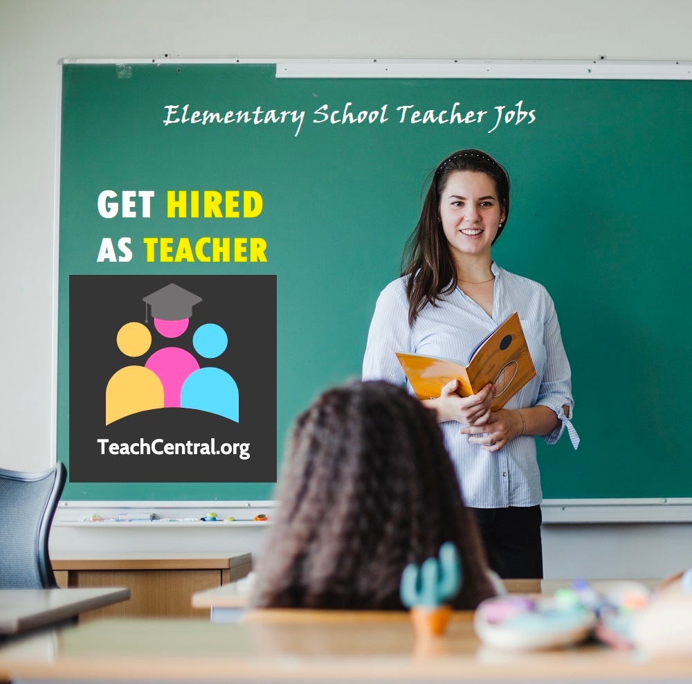 Teacher Education Program Online. Teach Central provide jobs elementary