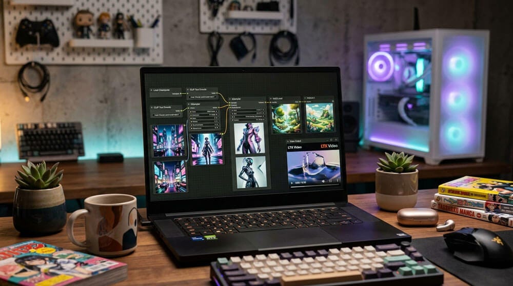 ComfyUI dan Generative AI Makin Mudah untuk Creator dan Developer di NVIDIA RTX