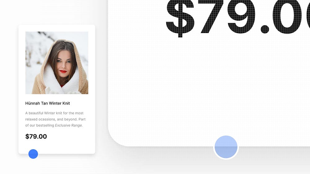 Example of a subtle border added to a design element