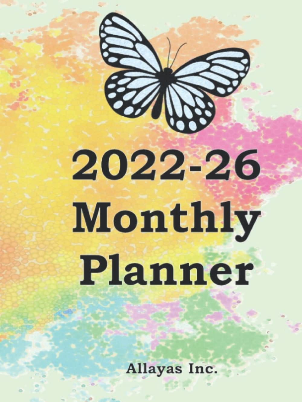 [EBOOK] 20222026 Monthly Calendar Planner 5 Year Planning, Schedule