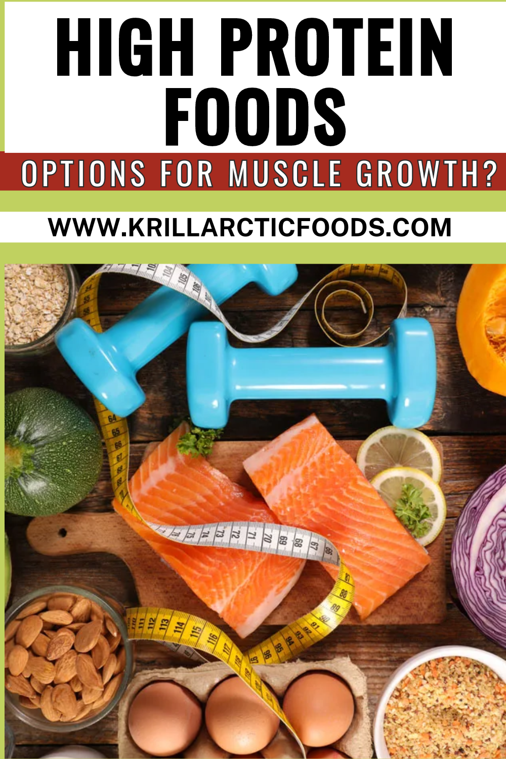 Which protein food is best for muscle gain? Krill Arctic Foods Medium