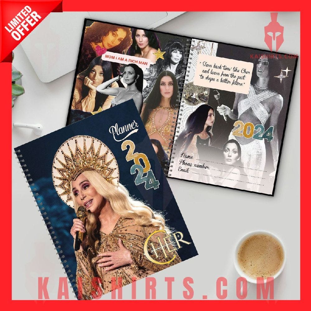Cher 2024 Day Planner. Buy this product here Cher 2024 Day… by