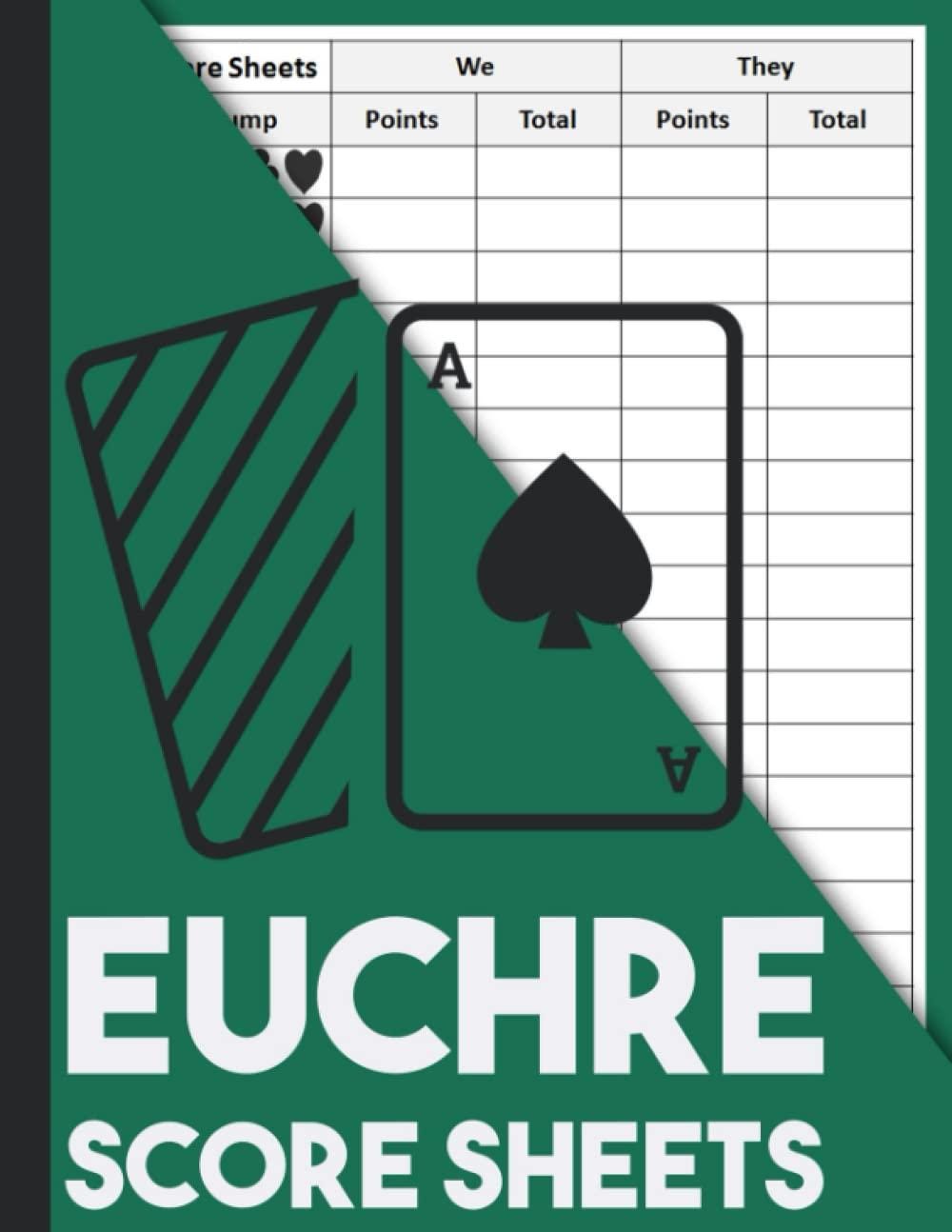 DOWNLOAD Euchre Score Sheets: Euchre Score Cards, Euchre Replacement ...